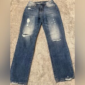 Blue Distressed Jeans